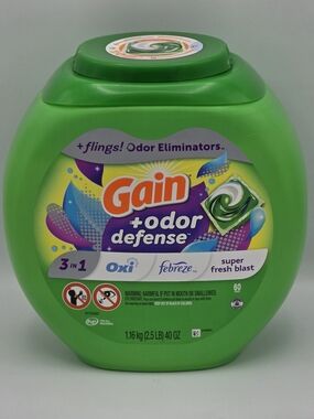 Odor Defense Laundry Pacs - Super Fresh Blast (Green)